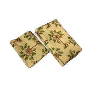 Custom Made Window Curtain Scarf or Tablecloth P Kaufmann Palm Springs Monkey